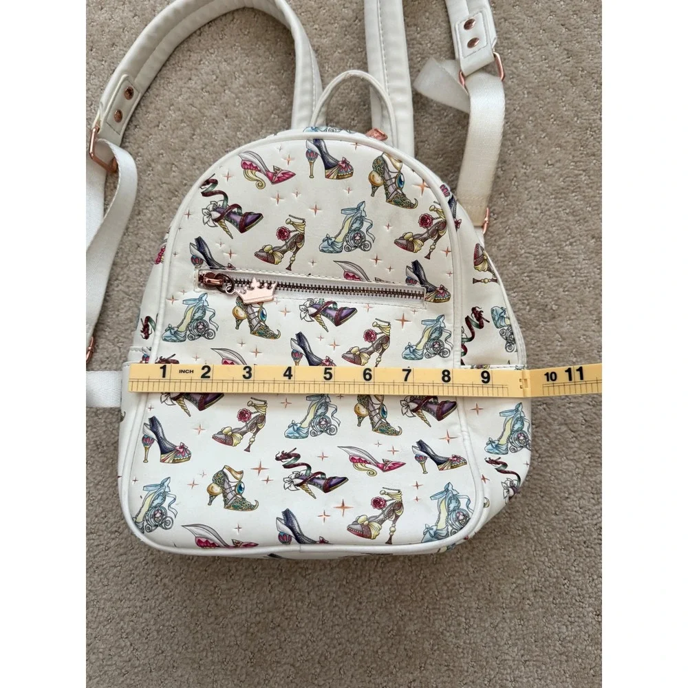 Disney Loungefly EXCLUSIVE Princess Runway Shoe Mini Backpack Rose Gold Hardware